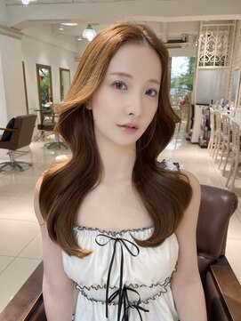 フォルテ 表参道店(FORTE) 【フォルテ千鶴】くびれヘア/韓国/アプリコットオレンジ