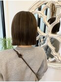 ワンレンボブ × ハイライト