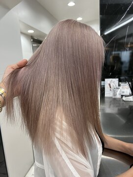 ラピス 渋谷本店(Lapis) ホワイトミルクティー/ブリーチカラー/ハイトーン/髪質改善