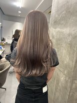 キング 心斎橋店(K!ng)&nbsp;ハイライトカラーミルクティーベージュレイヤーカット