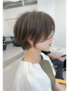 ビューナゴヤ 名駅(VIEW NAGOYA) ショート/オリーブカラー/髪質改善/白髪ぼかし/小顔