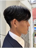 毛流れニュアンスパーマ