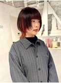 ショートウルフ・インナーカラー