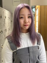 ムーン バイ ケンジ(moon by KENJE) MITO/ラベンダーカラー/ブリーチカラー/レイヤーカット