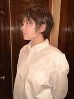 フランジェッタヘアー(Frangetta hair)&nbsp;ニュアンスショートパーマ☆担当川合