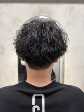ナインヘアー(NINE HAIR)&nbsp;【NINE HAIR】大人パーマ_ビジネス＿２ブロック＿メンズパーマ
