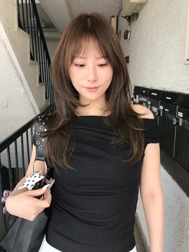 ネロ ヘアサロン 渋谷(NERO HAIR SALON) 【加藤木麻彩】レイヤーカット×ブリーチなし透明感ベージュ