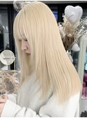 ダブルカラーベージュカラーケアブリーチハイトーンカラー韓国