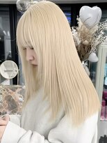 ムク 横浜店(muku)&nbsp;ダブルカラーベージュカラーケアブリーチハイトーンカラー韓国
