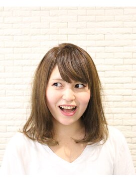 ヘアーメイク ゴエン(HAIR MAKE GOEN) ヌーディーセミディボブ