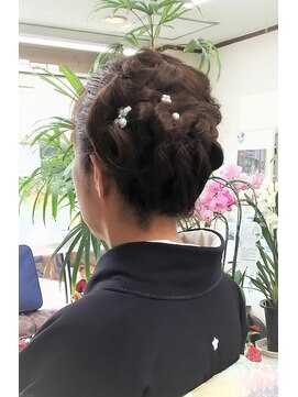 美容室ゆふー 和装アップ