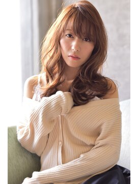 ナナナ パレナ 宝塚店(nanana parena) ハニーベージュのくびれミディアム