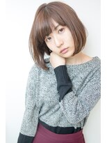 リコ ヘアアンドリラクゼーション(LICO HAIR&RELAXATION) 前下がりラインで甘過ぎないボブ