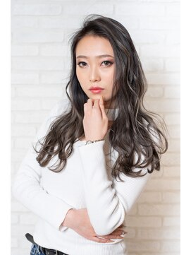 アフィナー 上大岡(Afinar) 【上大岡/Afinar】辛口ロングレイヤー！アッシュオリーブ