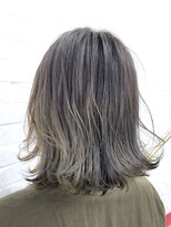 アッシュ 戸田公園店(Ash)&nbsp;切りっぱなしボブ×グレージュ