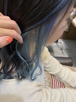 アルモヘアヴォーグ 静岡(ALMO hair VOGUE) 【ALMO】淡色・水色インナーカラー♪