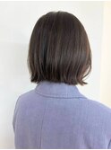 20代30代/アッシュベージュ/大人かわいい/外ハネ/小顔/ミニボブ