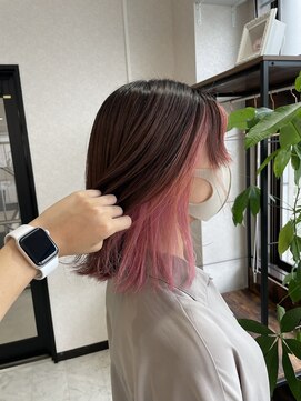 シエル(Ciel) インナーカラー/ピンク