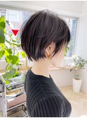 ピンクアッシュ/ニュアンスカラー/大人かわいい/大人ショート