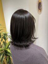 ムーン(moon)&nbsp;#ミディアムヘア #ショコラベージュ #ボブルフ #ベビーバング