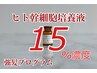 【濃度15％強髪プログラム】＋シリコーン＆残留物除去デトックスケア