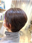 【美髪　久米田】レイヤーカット　デザインカラー