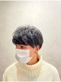 クセを活かしたツーブロック/メンズ/カット/マッシュ