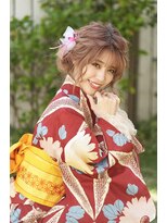 ヘアメイクサロン シャルメ(Hair Make Salon CHARMER) ふんわりシニヨン☆