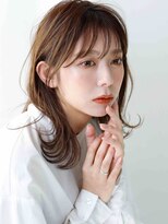 スクエアウーノ 博多(SQUARE＊UNO HAKATA)&nbsp;外ハネミディ　くびれミディ　シースルーバング