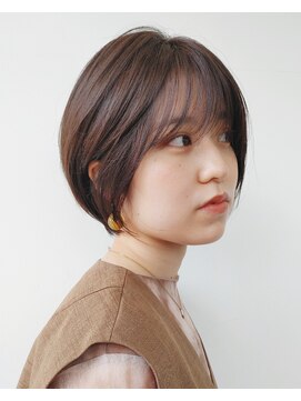 メゾンブラン アヴェダ(Maison Blanc AVEDA) 柔らかい質感の丸みショート