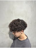 ツイストスパイラル×刈り上げマッシュ