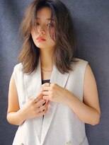 ソヨン 池袋店(SOYON)&nbsp;ショコラグレージュ くすみカラー フェザーバング