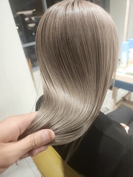 クラリス バイネオ 武蔵小杉(Claris by neo) 武蔵小杉/新丸子　ホワイトグレージュミニウルフデジタルパーマ