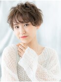 くせ毛風パーマでメンズライクな小顔マッシュn古河20代30代40代