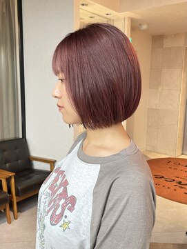 ソワンドブレスセルン 心斎橋(soin de brace cerne) ピンク/レイヤー/ダブルカラー/ブリーチ/髪質改善/心斎橋/ボブ