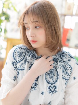 カバーヘア ブリス 大宮西口(COVER HAIR bliss) シースルーバング外国人風ハイトーンカラーc5大宮10代20代30代