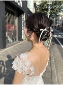 ウェディングツインアレンジ