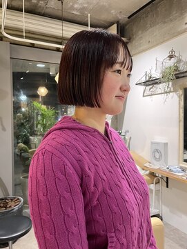 ゼストカロン(ZEST Kalon) ミニボブ ボルドーカラー 吉祥寺