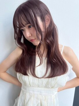 ユーフォリア エヌ 池袋サンシャイン通り店(Euphoria +n) 大人可愛いガーリーヘア　ピンクラベンダー