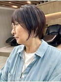 ウェーブミディアム似合わせカットメルティカラー縮毛矯正/横浜