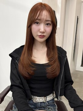 リヴ ウメダ(LIV umeda) オレンジブラウン/ブリーチなし/ブリーチなしダブルカラー