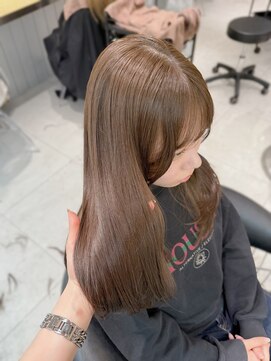 ロンドウル 熊本(Lond ulu) 韓国ヘア/ブリーチなし/顔周りカット/レイヤーカット/