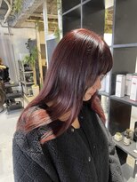 美容室カードル 新小岩店(Cadre)&nbsp;Wカラー/ワインレッド