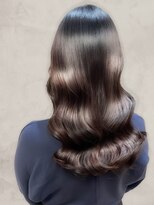 クレールイーエムエー(CLAIRE e.m.a)&nbsp;ダークブラウン髪質改善カラー夏レイヤー透明感艶髪