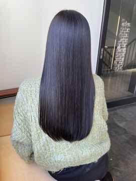 エイミー(Aimee) Aimee 町田　美髪矯正×ラベンダーアッシュ