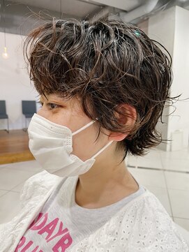 キーチェ 梅田中崎町(keych) レイヤーカット/ショートパーマ[中崎町/梅田駅］