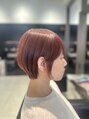 ヘアーサロンデフォーエバールークス(hairsalon de Forever Lux)&nbsp;美シルエットショート/ワンカラーワインレッド