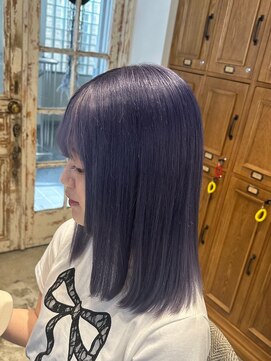 ナルヘアー 越谷(Nalu hair) 越谷美容室/髪質改善カラー/ブリーチ/ラベンダーブルー