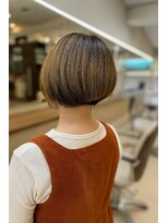 ビーワンヘアー 藤井寺 土師ノ里(B1hair) ショートボブのブリーチぼかし