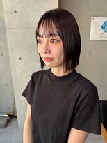 ブルーメ(Blume...) 艶カラー/切りっぱなしボブ/ラインボブ